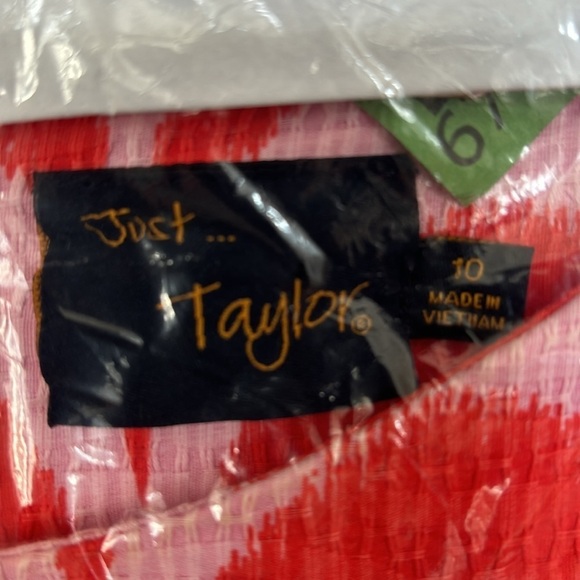 Just Taylor Dress Women’s Size 10 - Picture 3 of 11